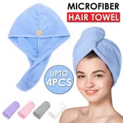 Microfiber Hair Towel Wrap For Women Quick Dry Hair Turban For Drying Curly AUS