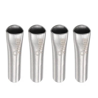 4 Pcs Caulking Nozzles, 9mm Width Stainless Steel Reusable Caulk Nozzle Tool