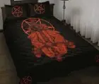 Satanic Pentagram Satanic Cross Been Caught Lying Quilt 3 Piece Set