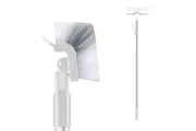 3-In-1 Multifunctional Scrape Cleaning Brush Floor Scrub Brush With Long Handle-White