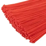 1000 PCS Red Zip Ties 12 Inch, 60 LBS Tensile Strength, Self-Locking Nylon Pl...