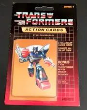 Transformers G1 SKIDS Action Cards Milton Bradley Hasbro Sealed Pack 1985