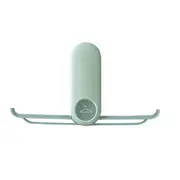 2Pcs Wall-Mounted Seamless Stickers Hanger Storage Racks Storage Organization Fold Double-Row Hooks Bathroom Kitchen Tool