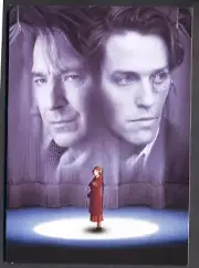 Modern FILM POSTER Postcard: AN AWFULLY BIG ADVENTURE (Alan Rickman, Hugh Grant)