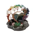 Handcrafted Crystal Tree Model Aromatherapy Meditation Incense Burner Office