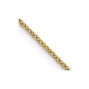 14K Yellow Gold 16 inch .9mm with Spring Ring Clasp Chain Necklace