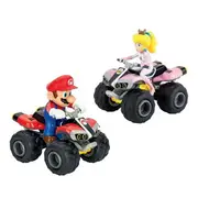 Carrera 瑪利歐沙灘越野遙控車 2入組 Mario & Peach