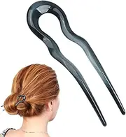 French Hair Pin, U Shaped Hair Pin, French Retro Twist Hair Pins, U Pins For Hair Bun, Prong Updo Pins For Women Girls Hairstyle Accessories, Elegant Hair Sticks For Parties, Travel