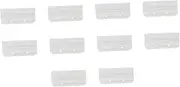 HONMEET Document Tabs 10pcs Hanging File Folder Tabs Sturdy Thickened for Organization