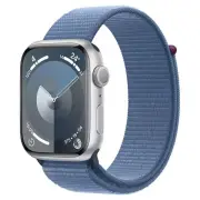 Apple Watch Series 9 45mm Silver Aluminium Case GPS Sport Loop