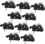 ERINGOGO 10pcs Box Clockwork Repairing Fitting Movement for Repair Clockwork Pull Cord Style Supply Wind up Mechanism Car Accessory DIY Accessories Plastic Black