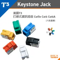 在飛比找蝦皮購物優惠-【★ 美國 T3 】● 打線式 資訊插座 Cat5e Cat