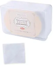 LIFKOME 1000Pcs Non Woven Facial Pads for Makeup Removal Skin Friendly Cosmetic Pads Storage Box for Toner Gel and Lotion Application