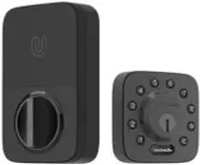 Ultraloq U-Bolt Bluetooth Enabled and Keypad Smart Deadbolt, Black