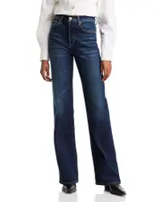 Re/Done 70s High Rise Bootcut Jeans in Barely Worn