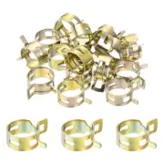 ID 18mm 11/16inch Fuel Line Hose Clips,Pipe Clamps,Spring Hose Clamp,20PCS