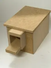 Wooden Budgie Budgerigar nest nesting breeding box with front house AUSTRALIAN