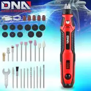 48Pcs Mini Electric Cordless 3-Speed Polishing Drill Rotary Grinder Tool Set Red