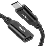 NIMASO USB Type C Extension Cable 1m USB-C Extension USB 3.1 Gen2 10Gbps Hi 751