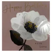 Hammond Gower Botanicals Happy Birthday With Love Card - 15.5x15.5cm