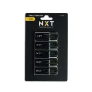 NXT Technologies 16GB USB 2.0 Type-A Flash Drive Black 5/Pack (NX61134)