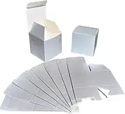 Wedding Favour Boxes x10 Silver Candy Lolly Treat Macaron Party Gift Decor