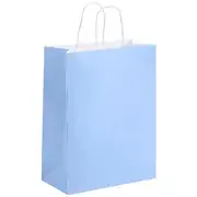 Otto Kraft Bags Medium Ice Blue 5 Pack