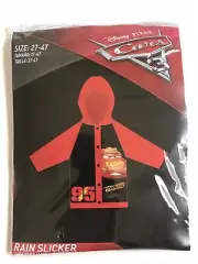 Rain Poncho Slicker Cars Lightning McQueen Boy 2-4T NEW