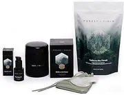 Bathe in The Forest Bundle, Includes Vagus Nerve Oil, Salt Soak, and Functional Forest Field Candle