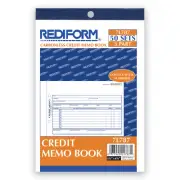 Rediform� Credit Memo Book, 5 1/2 x 7 7/8, Carbonless Triplicate, 50 Sets/Book