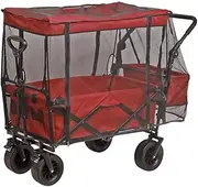 Outdoor Cart Rain Cover Mesh Net Cover for Beach Folding Stroller Picnic Wagon Accessorie Cover Stroller Camping Cart Waterproof
