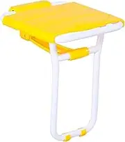 FFSPIIO Wall Mounted Shower Chair, for Bathing Showering Elderly Disabled with Legs Bath Bench Folding Bathroom Stools Shower Chair