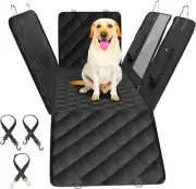 Waterproof Dog Car Seat Cover | Nonslip Hammock with Mesh Window for Cars & SUVs