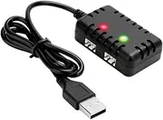 Byttlerom 2S 7.4V 2-in-1 Charger with XH-3P Connector Plug for AX24 SCX24 UTB18 SCX24 RC Cars & Trucks,7.4V 2S Lithium Batteries