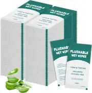 Flushable Wipes Bulk Fragrance Free Plant Based Feminine Wipe Wet Wipes Individu