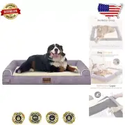 Orthopedic Waterproof Dog Bed for Extra Large Dogs - Washable Purplit Sofa Style
