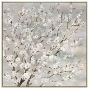 Wood Framed Blossom Canvas Painting Wall Art Picture 80cm