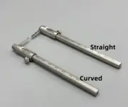 Dental Krekeler Sliding Caliper Measuring Gauge Double Scale Round ruler 0-80mm