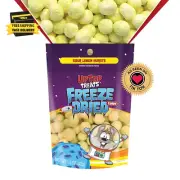 Freeze Dried Candy, Sour Lemon Bursts, Extreme Sour Freeze Dried Candy, Lemon So
