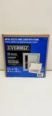 Everbilt Metal Access Panel Door With Frame, 12" x 12", New NIB