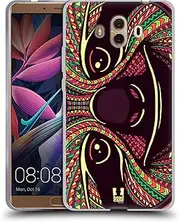 Head Case Designs Sloth Aztec Animal Faces Series 5 Soft Gel Case and Matching Wallpaper Compatible with Huawei Mate 10