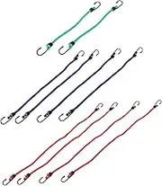 SHINEOFI 10Pcs Assorted Color Luggage Binding Straps Durable Cargo Straps for Car and Motorcycle Lightweight and Easy to Store for Securing Luggage and Cargo During Travel