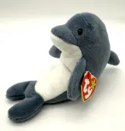 Ty Beanie Babies “Echo” the Dolphin Plush Toy 1996