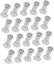 20pcs Spring Base Decor Spring for Crafts Stainless Steel Silver