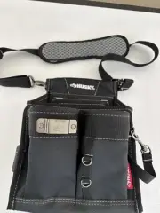 Husky Electrician Toolbelt Pouch Black With Shoulder StrapA12