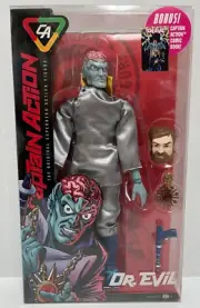 Round 2 Toys & DE Comics Captain Action Dr. Evil 1:6 Scale Figure w/Book MINT