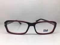 在飛比找Yahoo!奇摩拍賣優惠-Fila紅粽色小方框眼鏡近視框架