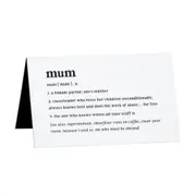 Defined Mum Desk Sign (Large)