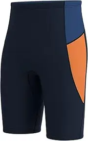 Oshhni Diving Shorts 3mm Neoprene Men Shorts Leggings Trunks Wetsuit Pants Wet Suit for Boating, Underwater, Kayaking, Water Sports, Black M