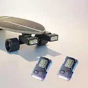 FEEXFORX Glareforce-Y Electric Skateboard Light,Rechargeable Skateboard Longboard Lights Accessories,Underglow,Skateboard Gift,Light for Skate Board,Long Board Night Riding Lithium Battery
